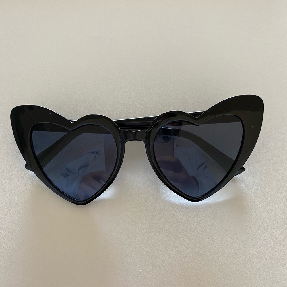 Heart shaped sunglasses